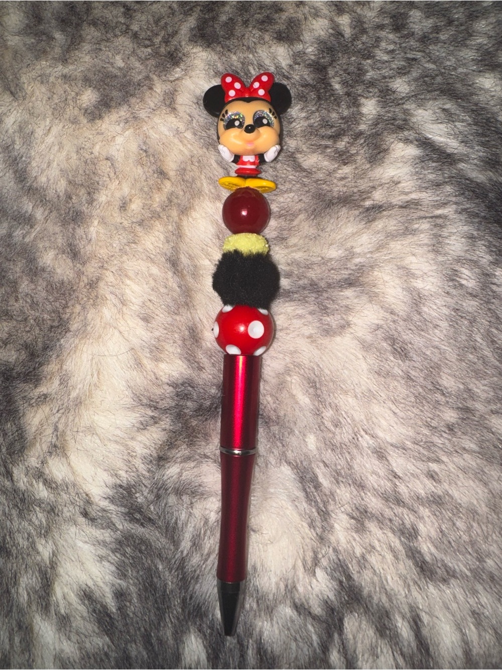 Cute Red Minnie Mouse Doorable Pen